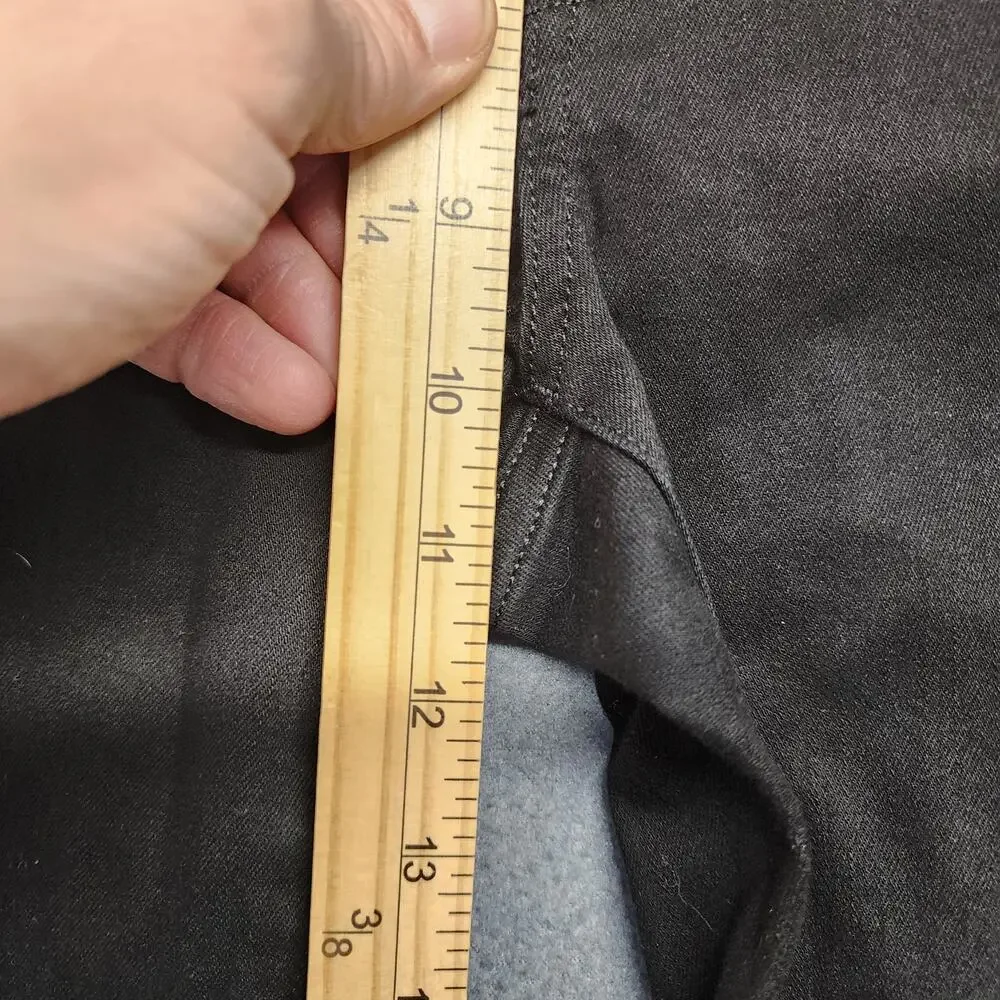 Madewell Jeans Womens 28 Mid Rise Skinny Black Cotton Blend